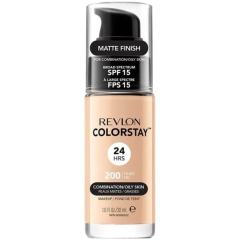 Revlon ColorStay Makeup for Combination/Oily Skin SPF15 podkład do cery mieszanej i tłustej 200 Nude 30ml (P1)