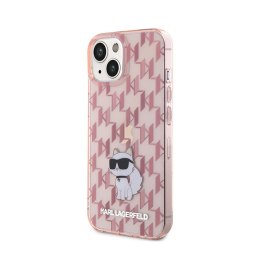 Karl Lagerfeld Monogram Choupette - Etui iPhone 15 (różowy)