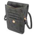 Guess 4G Big Metal Logo Phone Bag - Torba z przegrodą na smartfona (czarny)