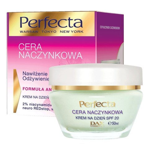 Perfecta Cera Naczynkowa Nawilżenie i Odżywienie krem do twarzy na dzień SPF20 50ml (P1)