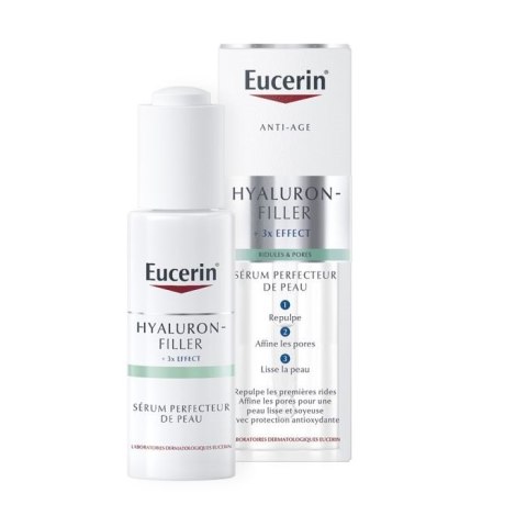 Eucerin Hyaluron-Filler + 3x Effect lekkie serum oczyszczające pory 30ml (P1)