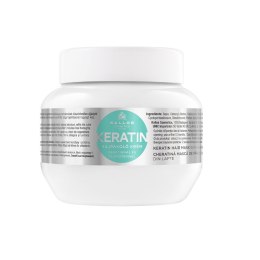 Kallos KJMN Keratin Hair Mask maska do włosów z keratyną i proteinami mlecznymi 275ml (P1)