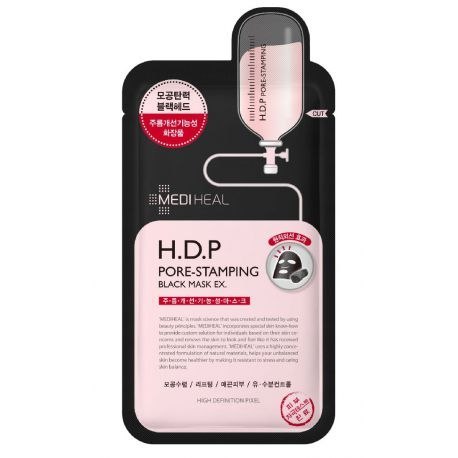 Mediheal H.D.P Pore-Stamping Black Mask EX czarna maska oczysczająca pory 25ml (P1)