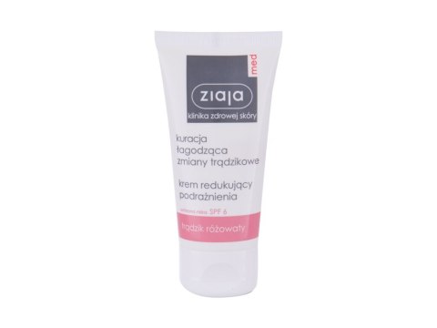 Ziaja Med Acne Treatment Soothing SPF6 Krem do twarzy na dzień Niska ochrona SPF 6-10 50 ml (W) (P2)