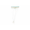 NASZYJNIK CHOKER PASTEL - NIEBIESKI N524N