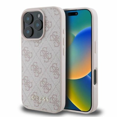 Guess 4G Classic - Etui iPhone 16 Pro (różowy)