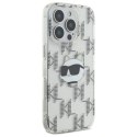 Karl Lagerfeld IML Choupette Head Electroplated - Etui iPhone 16 Pro (przezroczysty)