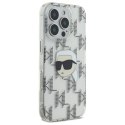 Karl Lagerfeld IML Karl Head Electroplated - Etui iPhone 16 Pro (przezroczysty)