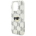 Karl Lagerfeld IML Karl Head Electroplated - Etui iPhone 16 Pro (przezroczysty)