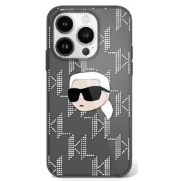 Karl Lagerfeld IML Karl Head Electroplated - Etui iPhone 16 (czarny)