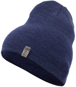 Uniwersalna czapka zima jesień BEANIE unisex ciepła (Niebieski)