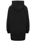 Ciepła oversizowa bluza BASIC hoodie (Czarny)