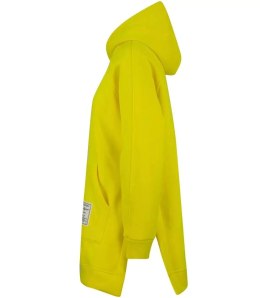 Ciepła oversizowa bluza BASIC hoodie (Żółty)