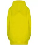 Ciepła oversizowa bluza BASIC hoodie (Żółty)