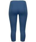 Klasyczne legginsy bezszwowe 3/4 plus size (Niebieski) 6XL (52)