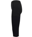 Klasyczne legginsy damskie bezszwowe 3/4 (Czarny) M/L