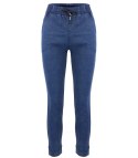 Damskie spodnie jegginsy tregginsy skinny ala jeans KIM (Niebieski) 5XL (50)