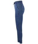 Damskie spodnie jegginsy tregginsy skinny ala jeans KIM (Niebieski) 5XL (50)