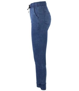 Damskie spodnie jegginsy tregginsy skinny ala jeans KIM (Niebieski) 5XL (50)