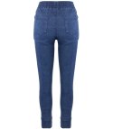 Damskie spodnie jegginsy tregginsy skinny ala jeans KIM (Niebieski) 5XL (50)