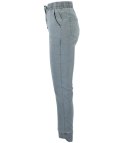 Damskie spodnie jegginsy tregginsy skinny ala jeans KIM (Szary) 5XL (50)