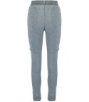 Damskie spodnie jegginsy tregginsy skinny ala jeans KIM (Szary) 5XL (50)