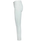 Damskie spodnie PUSH-UP woskowane skinny fit Eleganckie ADELA (Biały) 42