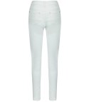 Damskie spodnie PUSH-UP woskowane skinny fit Eleganckie ADELA (Biały) 42