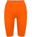 Krótkie legginsy kolarki bezszwowe KARO (Pomarańczowy) L/XL