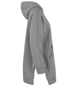 Ciepła oversizowa bluza BASIC hoodie (Szary)